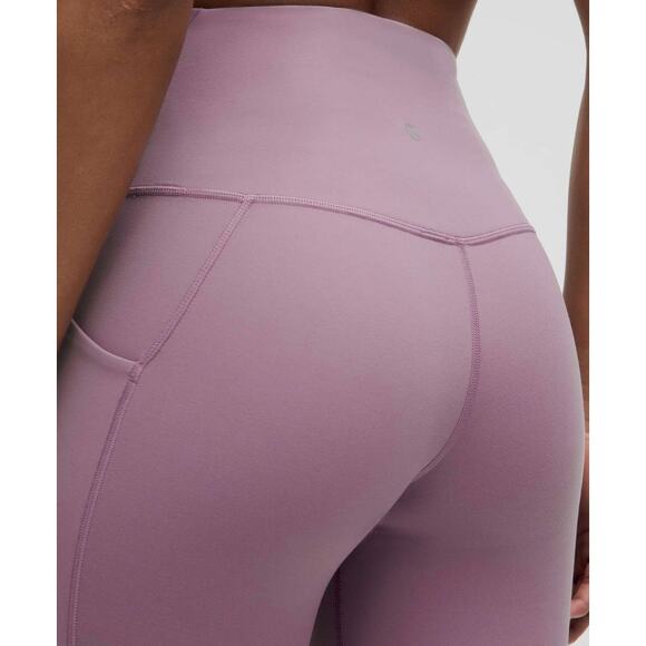(4) $128 Lululemon Align High Rise Pant with Pockets 25" Lavender Lux Size 4 - Picture 5 of 9
